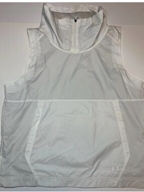 Under Armour White Mesh-Lined Lightweight Vest